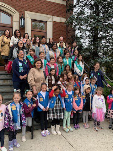 Girl Scouts of Floral Park celebrate Girl Scout Sunday Girl Scouts of Floral Park celebrate Girl Scout Sunday