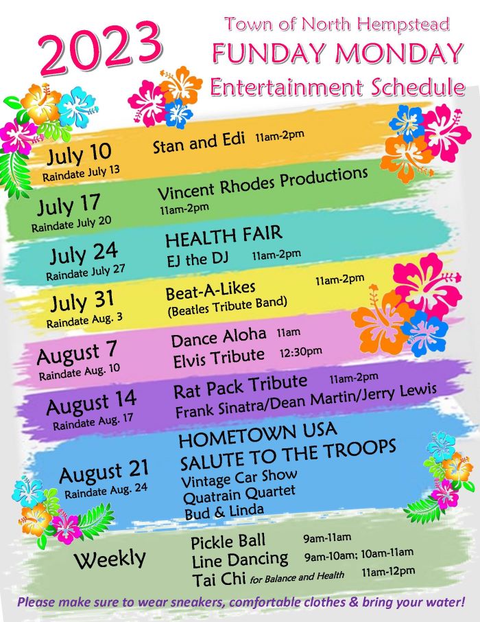 FunDay Monday dates announced for 2023 season