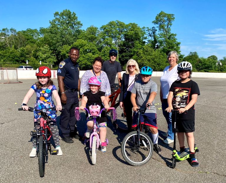 Dalimonte, Port Washington Police Department, and Bicycle Playground host Bicycle Rodeo and Helmet Safety event