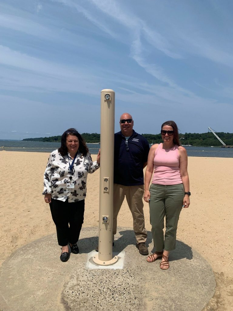 New showers added at North Hempstead Beach Park