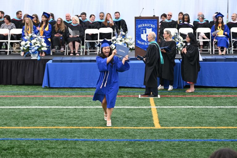 Sinanis shares ‘simple, yet profound’ truth with Herricks graduates