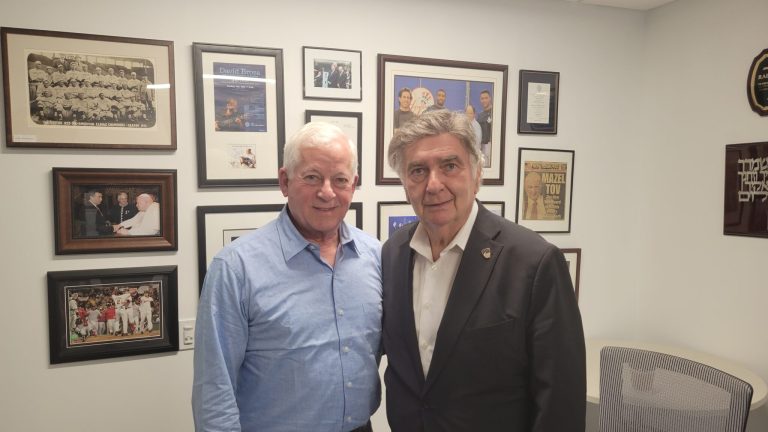 State Assemblymember Charles Lavine meets with leader of New York Board of Rabbis to discuss antisemitism