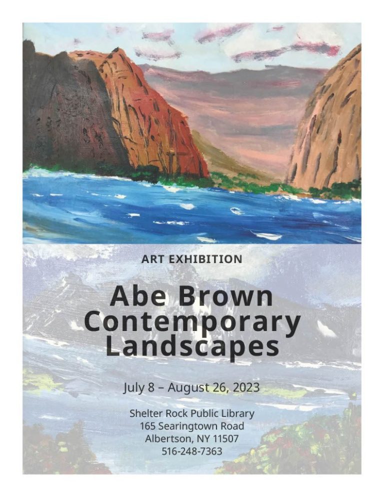 More than a hobby: Abe Brown’s art shown at Shelter Rock Library