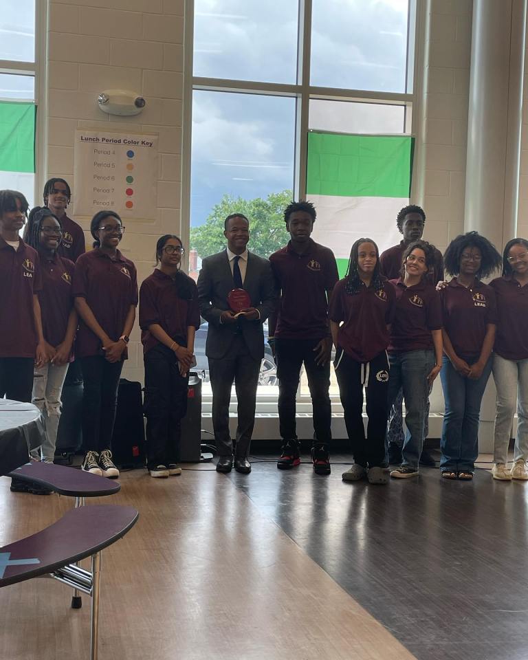 Legislator Solages presented leadership award from ’s Sewanhaka School District Student Ambassador Program Legislator Solages presented leadership award from ’s Sewanhaka School District Student Ambassador Program