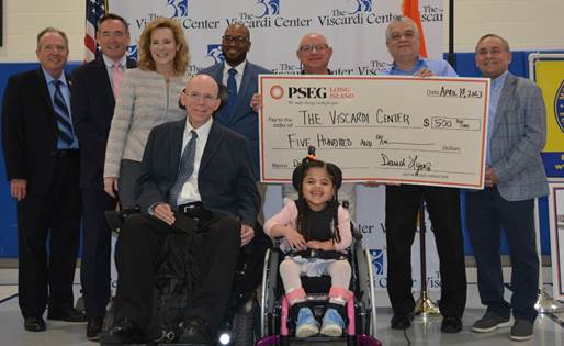 PSEG Long Island employees make donation to The Viscardi Center