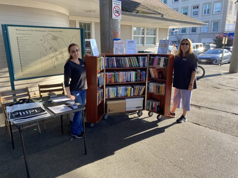 Port’s public library brings books to LIRR commuters