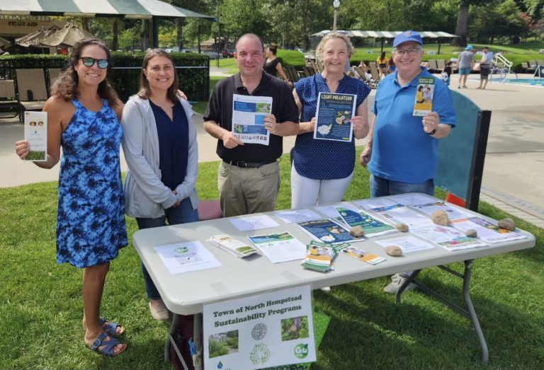 Council Member Zuckerman and Lurvey attend Village of East Hills’ Green Day