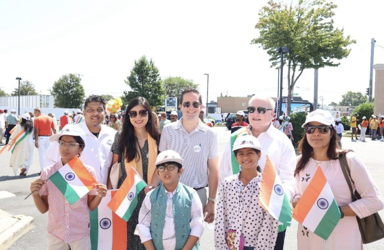 Legislator Arnold Drucker celebrates 12th Annual India Day Parade in Hicksville