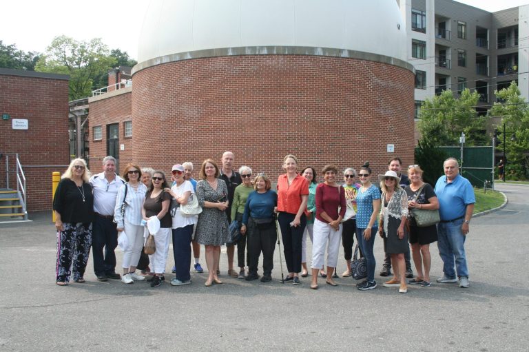 Great Neck Sewer District welcomes town committees and elected officials to facility