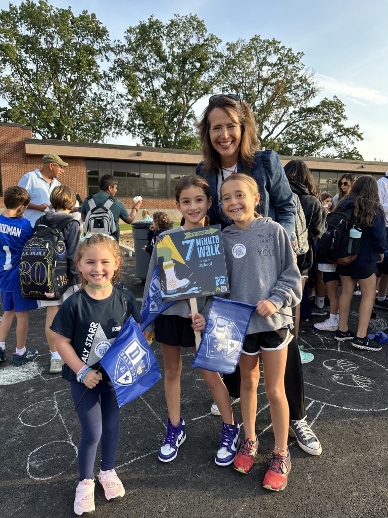 Daly Walk-to-School event celebrates National Car-Free Day with community support