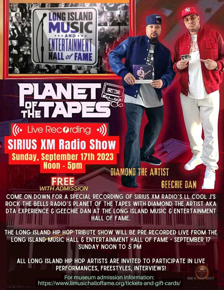 ‘Planet of the Tapes’ radio show to record LIVE broadcast from Long Island Music and Entertainment Hall of Fame on Sept. 17