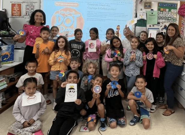 Harbor Hill 2nd Graders Connect the Dots