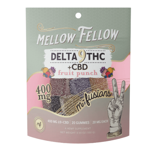 Mellow Fellow Delta 9 Fruit Punch Gummies 