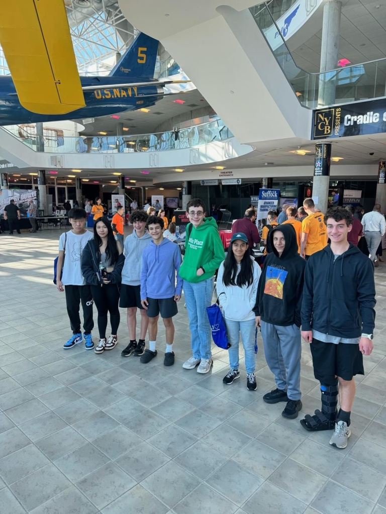 Roslyn High School students attend Long Island Manufacturing Fair