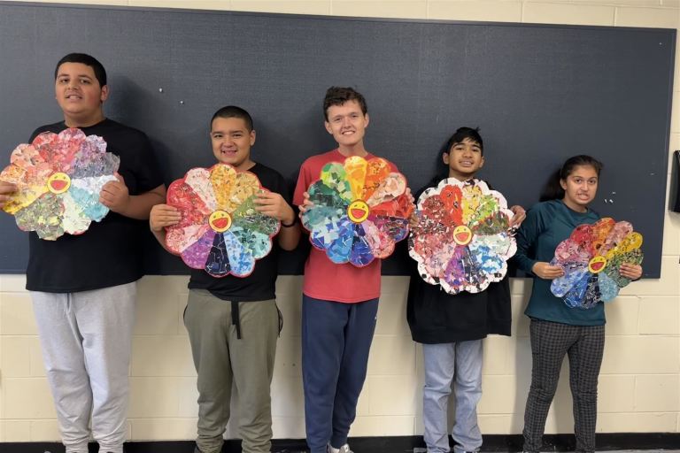 Blossoming creativity at Roslyn High School Blossoming creativity at Roslyn High School