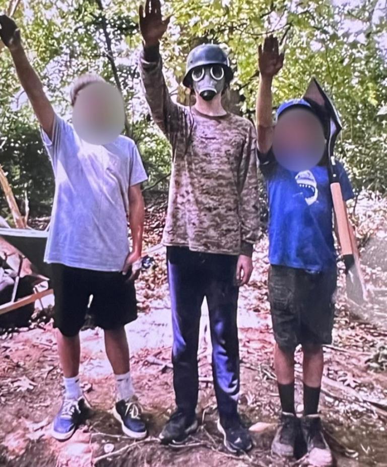 Photo allegedly of three Schreiber High School students doing Nazi salute spurs outcry