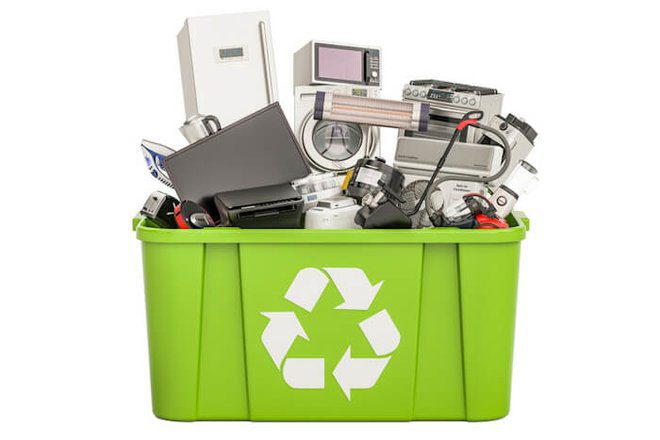 eWaste recycling at the Great Neck Library