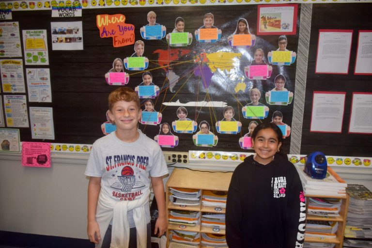 Floral Park-Bellerose’s John Lewis Childs School fifth graders’ Book of the Month project