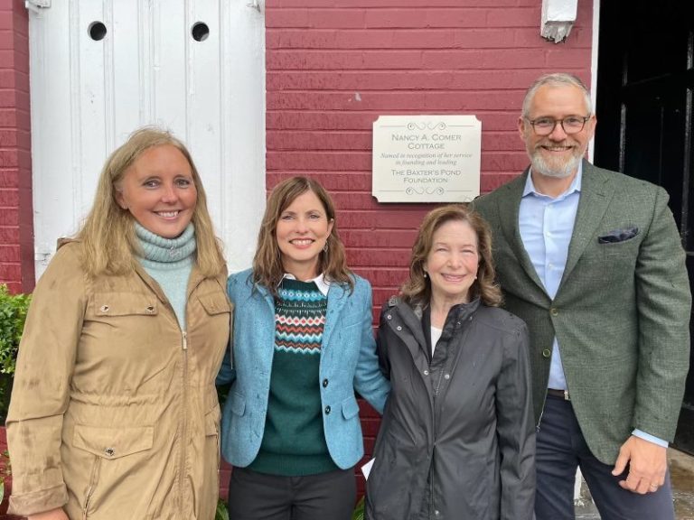 “Nancy Comer Cottage” dedicated at Baxter’s Pond