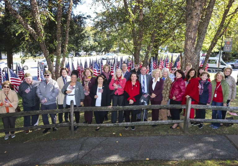 Town officials join St. Francis Hospital for annual flag ceremony