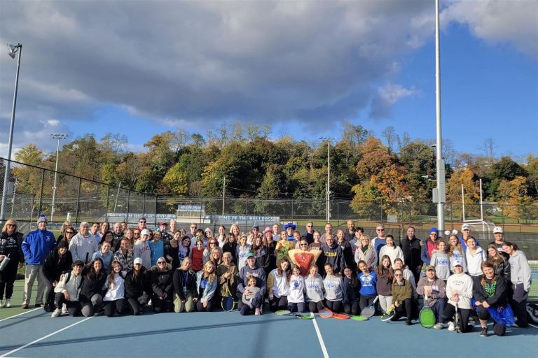 Tennis with the teachers