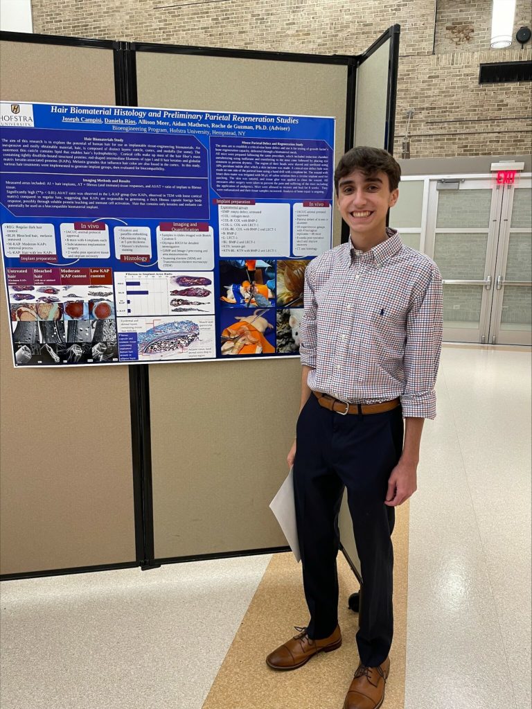 Sewanhaka’s H. Frank Carey High School student presents scientific research