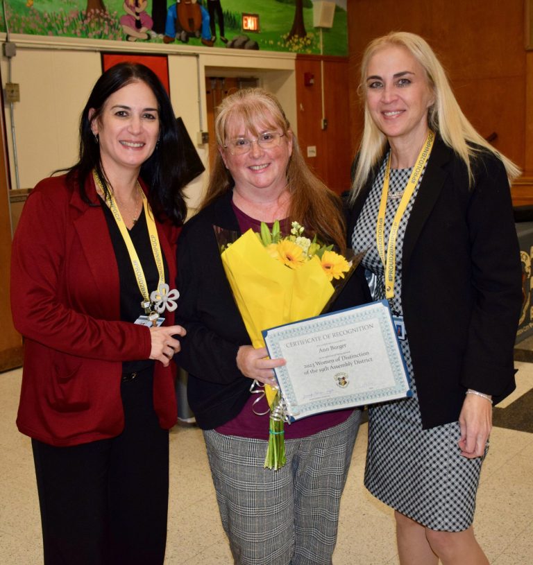 New Hyde Park Road School nurse honored at New Hyde Park-Garden City Park’s November board meeting