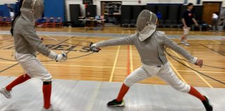 Great Neck South girls fencing