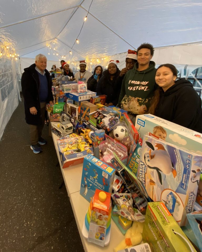 State Assemblymember Lavine expresses gratitude for successful toy drive