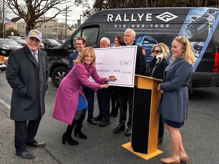 Rallye Motor Company, partnering with Long Island Cares and Nosh Delivers, gives back to community