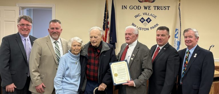 Williston Park recognizes longtime Zoning Board member