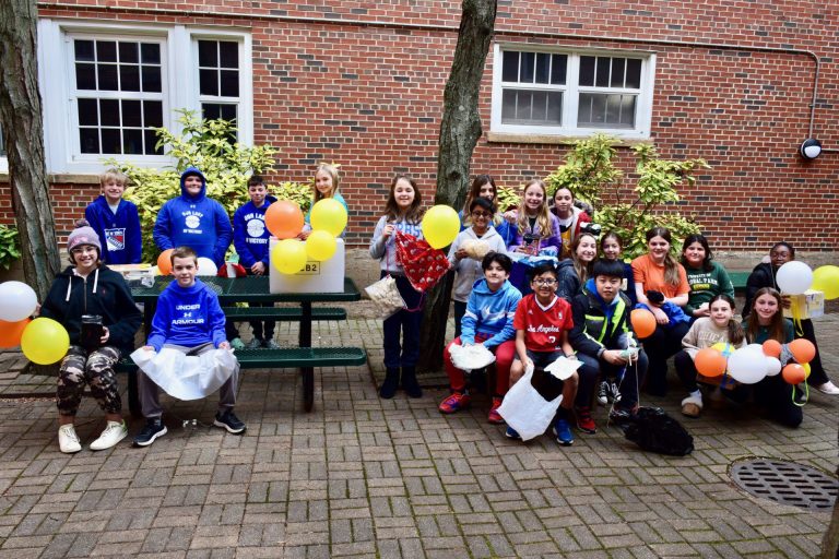 Egg Drop Challenge at Floral Park-Bellerose School