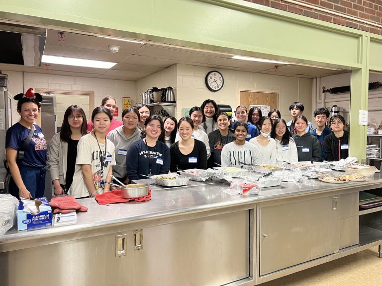South High students host holiday dinner at Great Neck Social Center