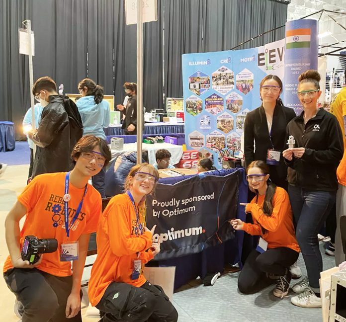 Great Neck South High School’s Rebel Robotics awarded $3K from Optimum for 2024 competition season