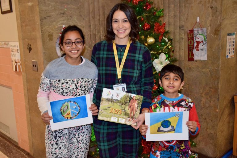 Hillside Grade School siblings’ artworks selected in contest