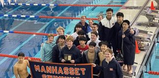 Manhasset boys swim team