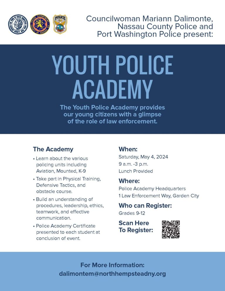 Youth police academy for high school students