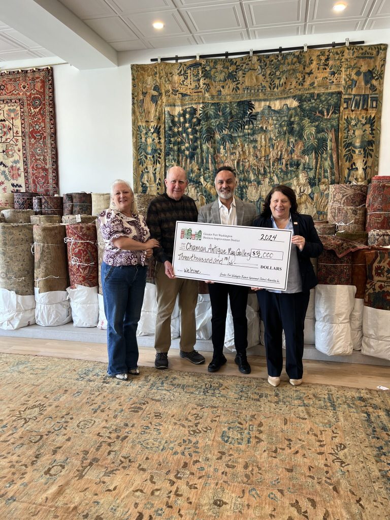 Chaman Antique Rug Gallery recognized with grants from Port Washington B.I.D. Chaman Antique Rug Gallery recognized with grants from Port Washington B.I.D.