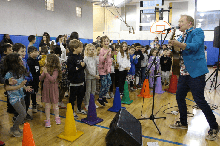 Brady Rymer rocks Heights School with a neurodiversity celebration