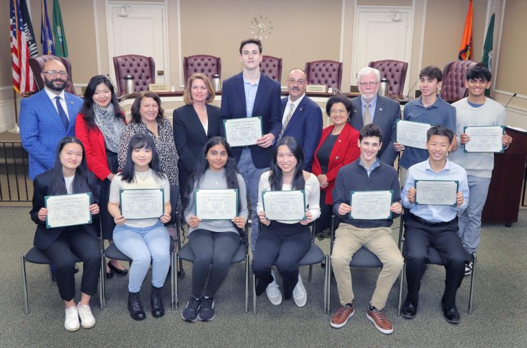 Town of North Hempstead honors local Regeneron students