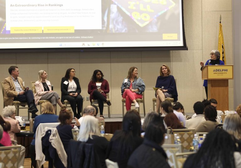 Supervisor DeSena attends summit for achieving an age-friendly Long Island at Adelphi University