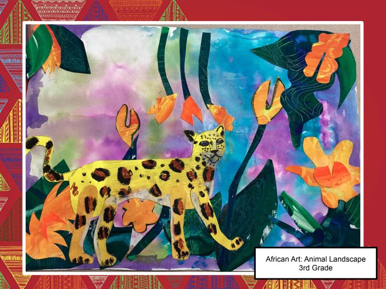 JFK Elementary School art exhibit at the Great Neck Library