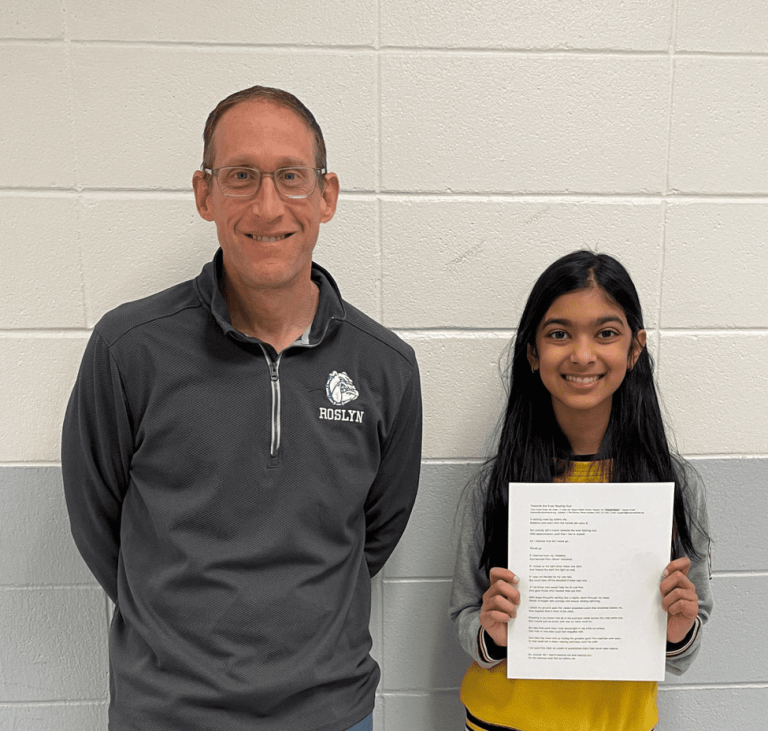 Roslyn sixth grader wins honorable mention in Walt Whitman Poetry Contest Roslyn sixth grader wins honorable mention in Walt Whitman Poetry Contest