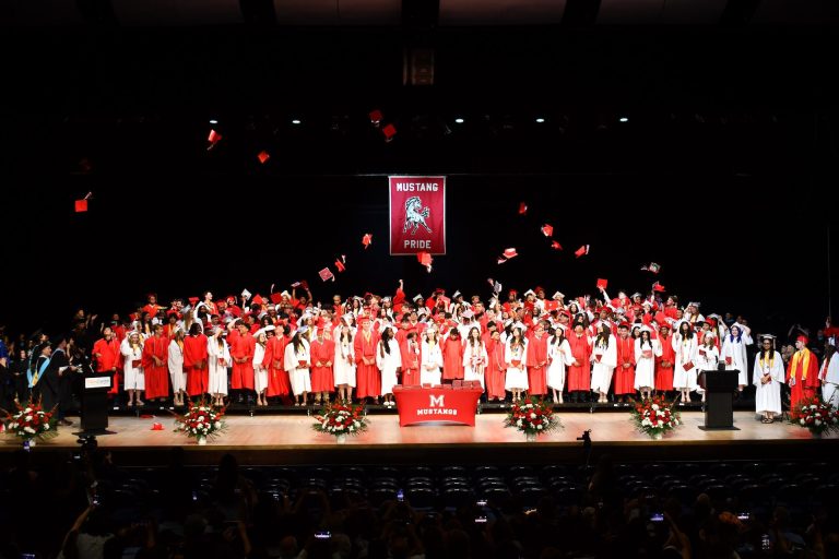 Mustang pride on display at Mineola Class of 2024 commencement