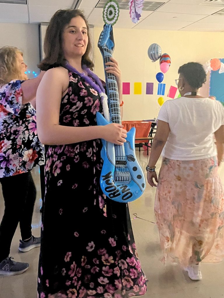 Teens and young adults celebrate prom at the Center for Developmental Disabilities