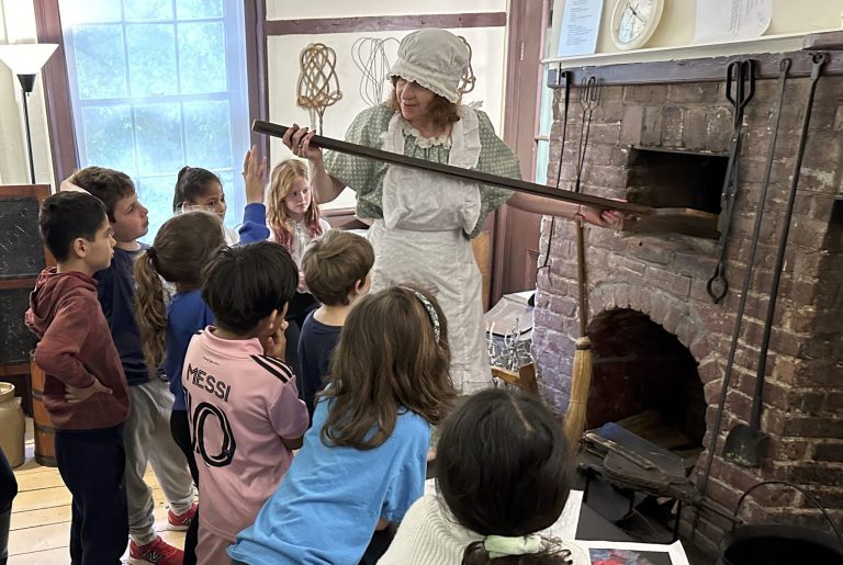 Daly, Sousa 2nd graders visit historical society’s “Then and Now” program