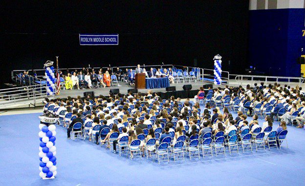 Roslyn Middle School 2024 graduation ceremony