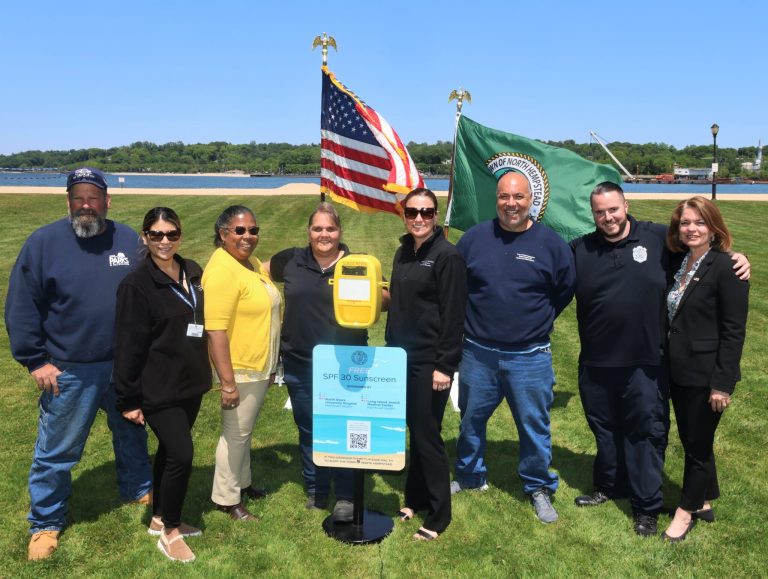 Northwell offers free sunscreen in North Hempstead Parks all summer long Northwell offers free sunscreen in North Hempstead Parks all summer long