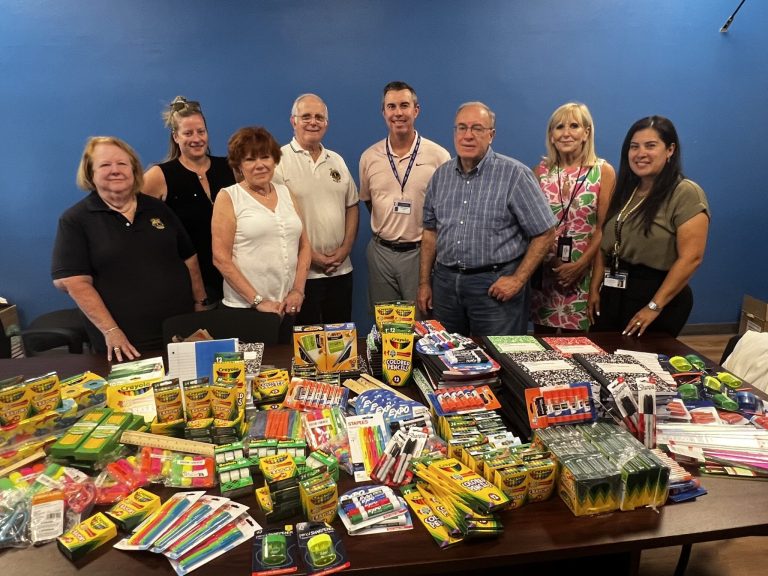 Floral Park-Bellerose receives school supplies donation