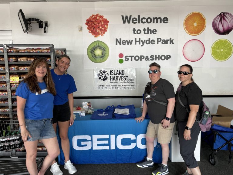 McGowan harvests the goodwill of New Hyde Park at food drive